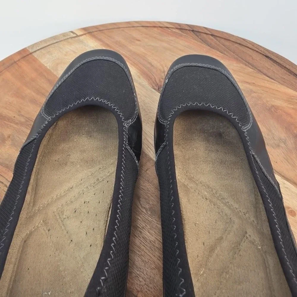 Naturalizer Shoes Womens‎ Size 9M Black Slip On Comfort Ballet Flats Casual